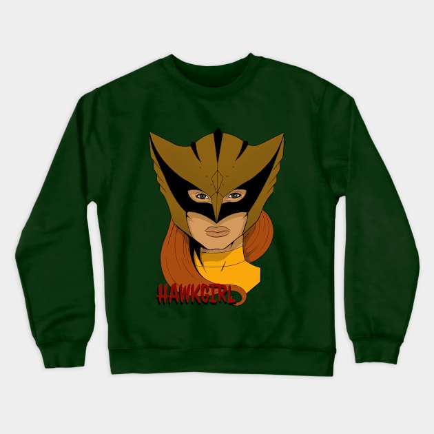 Hawkgirl Crewneck Sweatshirt by Notorious Steampunk